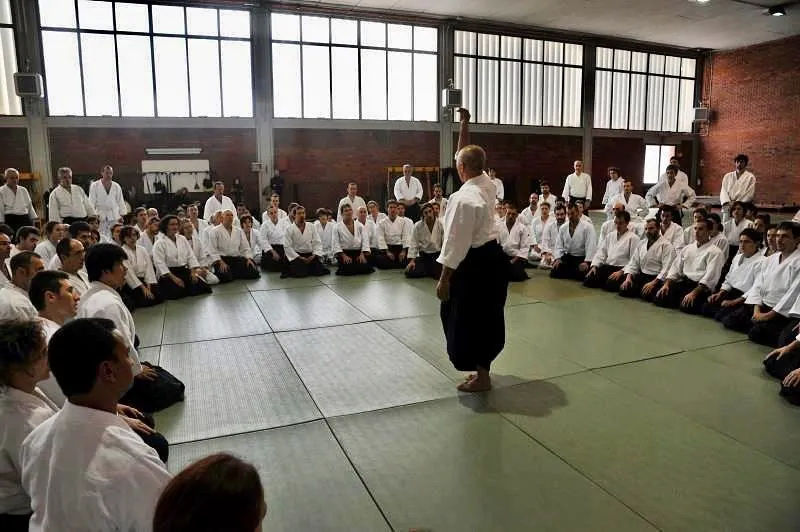 Osawa H. Shihan (大澤 勇人) showing Shōmen-uchi (正面打ち). He starts his expl