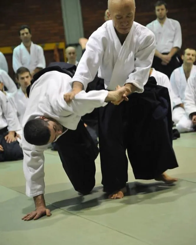 Osawa H. Shihan (大澤勇人) showing Ikkyō (一教) with Pedro Fortes! @ Milan, 
