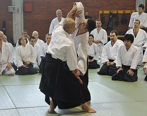 Osawa H. Shihan (大澤勇人) showing Tenchi-nage (天地投げ) with Pedro Fortes! @