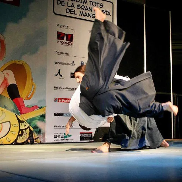 Exhibició d'Aikido al XVIII Saló del Manga de Barcelona (@manga.bcn)!