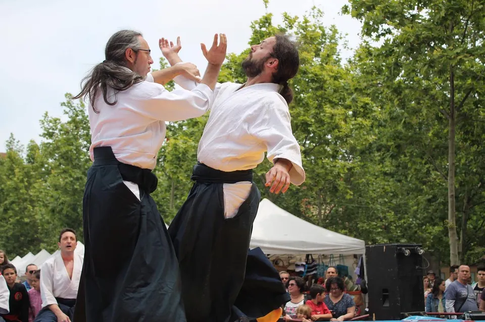 Alberto Sancho (取) and David Ballara (受) giving their all! ⚡️ @aikidom