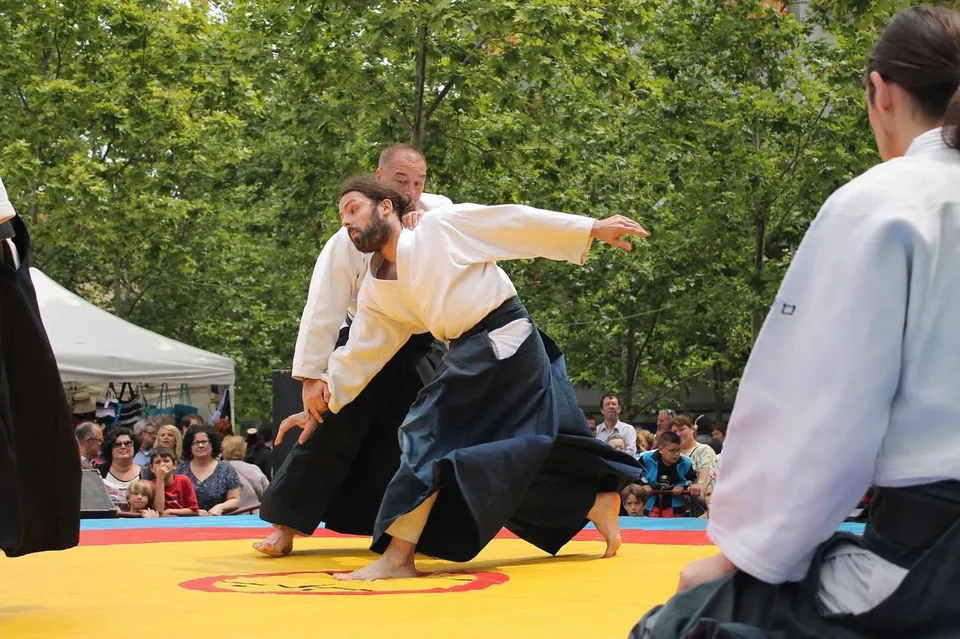 Pepe (取) and David (受) giving their all for Irimi-nage! 🦾 @aikidomusub