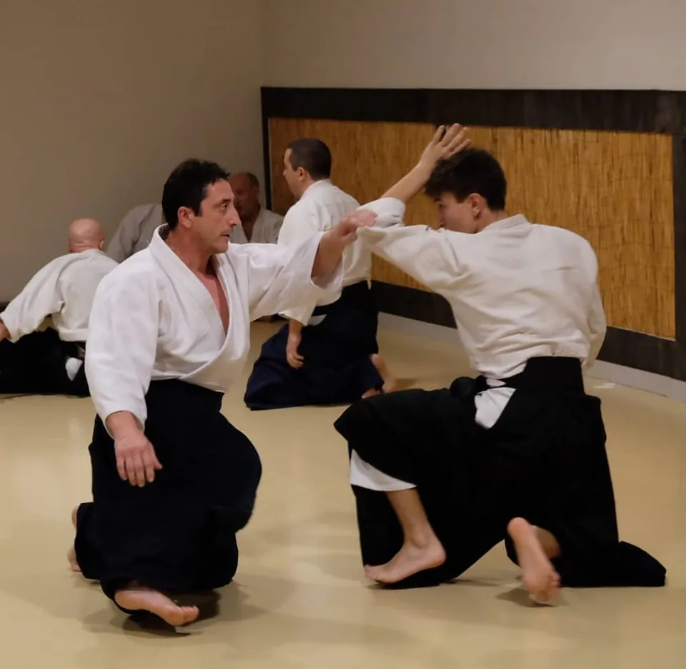 Momentos del examen de Nidan.
