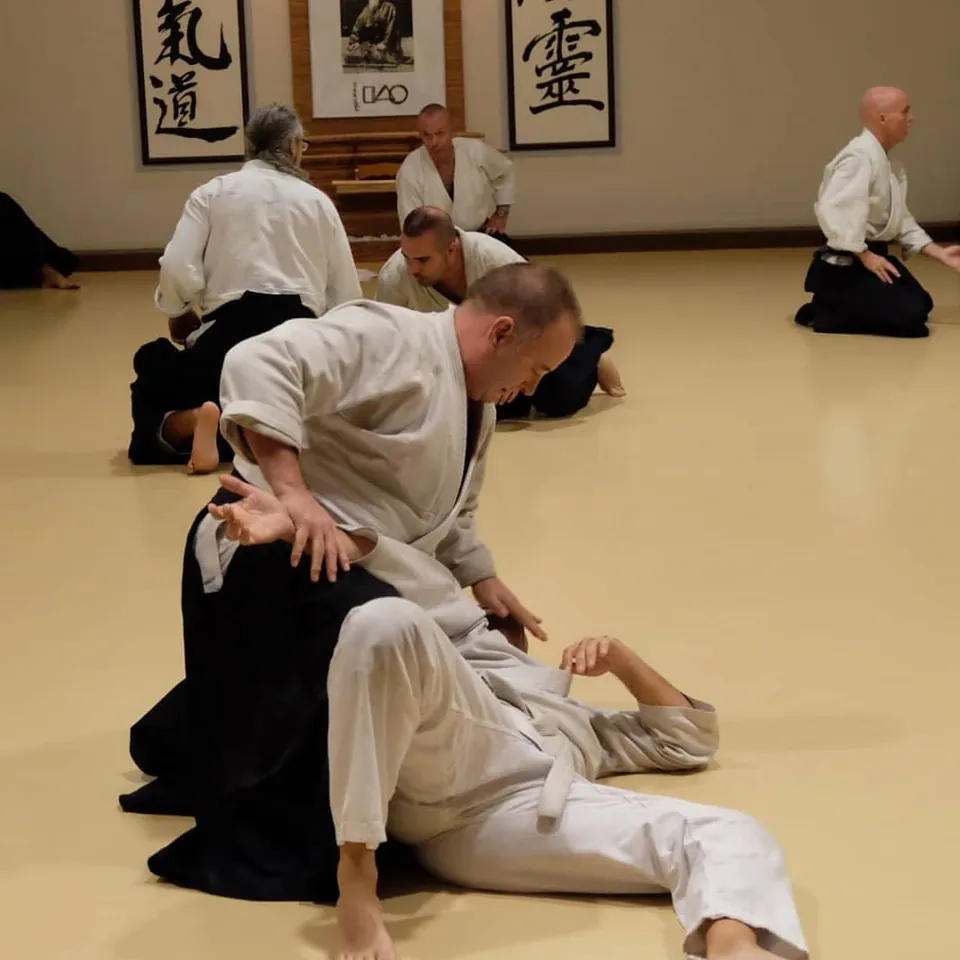 Momentos del examen de Nidan.