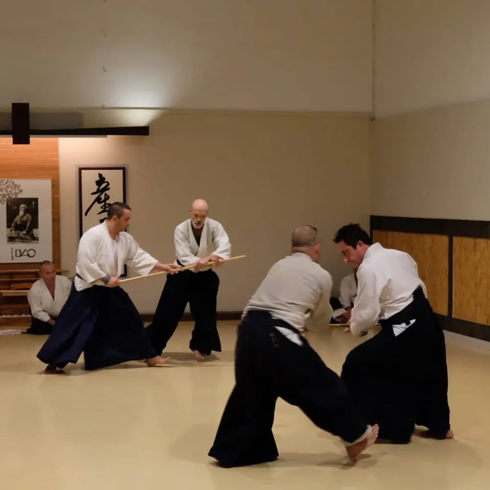 Momentos del examen de Nidan. Jo-waza!