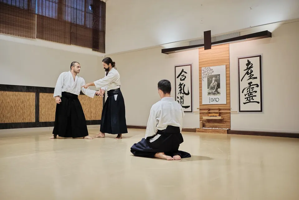 When receiving personal instruction, sit in seiza () and watch intentl