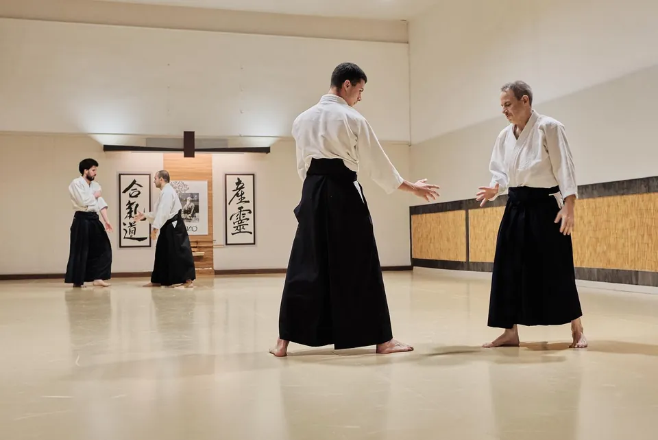 Katate-dori (片手取り) during regular class.