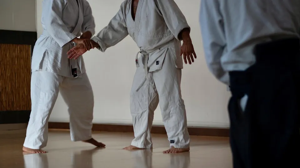 Katate-dori (片手取り) or single-hand grab!