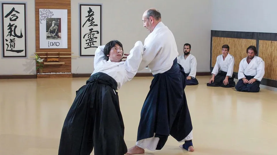 Francisco Manchón Sensei showing Shihō-giri (四方切り) with @shingooeart