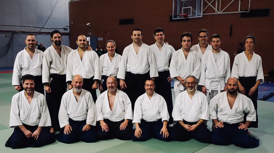 Mitsuteru Ueshiba Aikikai Hombu Dojo-cho seminar with Arima Hayato Shi