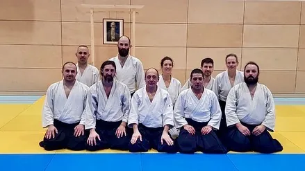 Okamoto Y. Shihan seminar held at Thomas Mann Gymnasium, Berlin on Mar