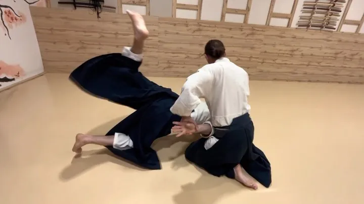 Katame-waza Shōmen-uchi Dai-sankyō Zagi Omote and Ura (固め技 正面打ち 第三教 座技