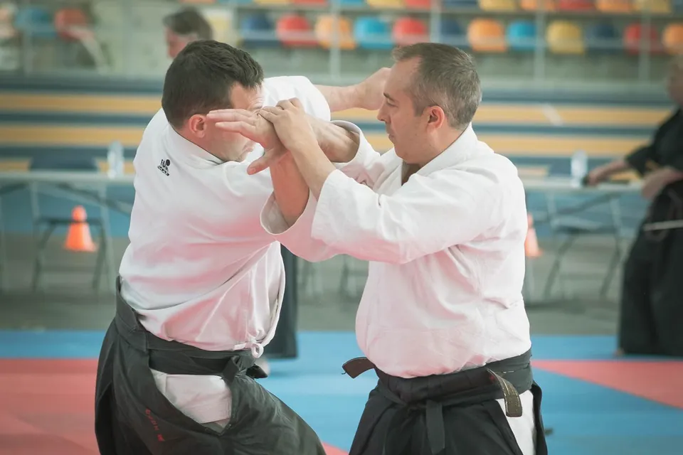 Francesc Castellanos Sensei demonstrating Shihō-nage and Kokyū-nage (四