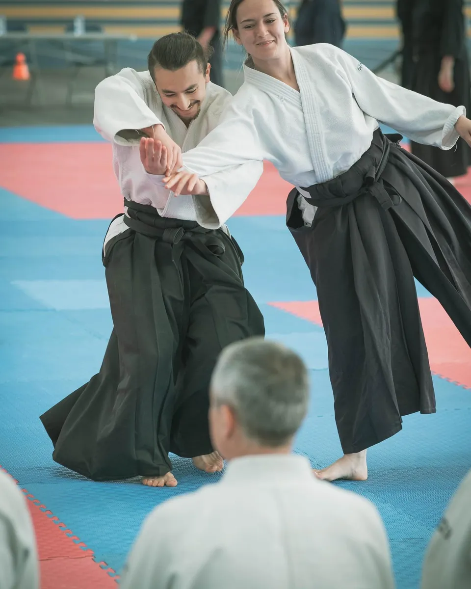 Aikido demonstration with @franciscoaikido Arashi Group (嵐グループ) at the