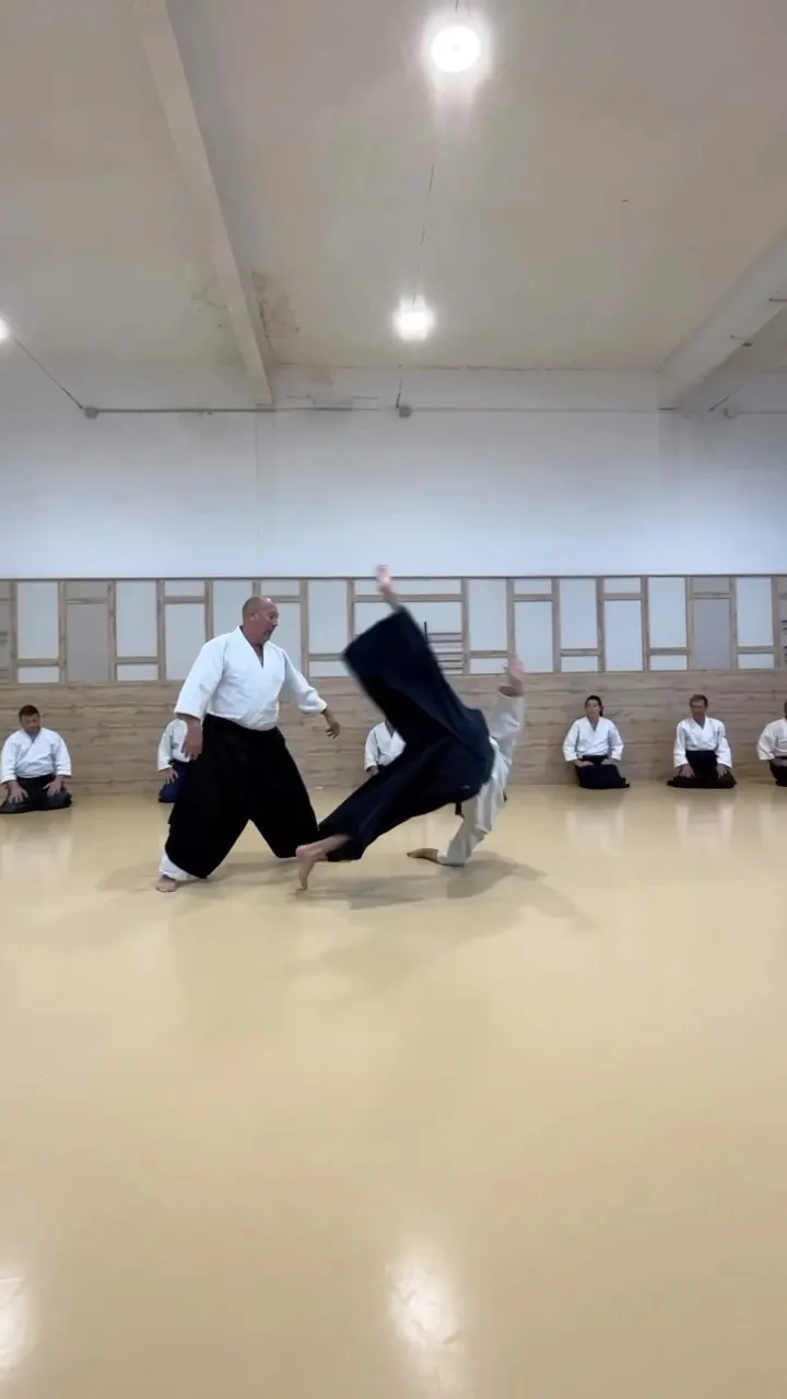 Aikido class with @franciscoaikido 6th Shihan! It was a great honor to