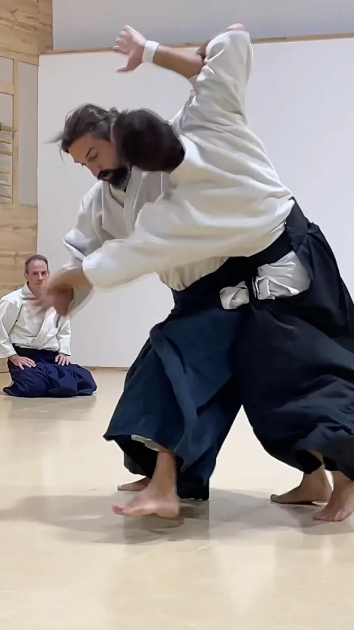 Nage-waza Ryōte-dori Tenchi-nage Omote and Ura (投げ技 両手取り 天地投げ 表と裏)