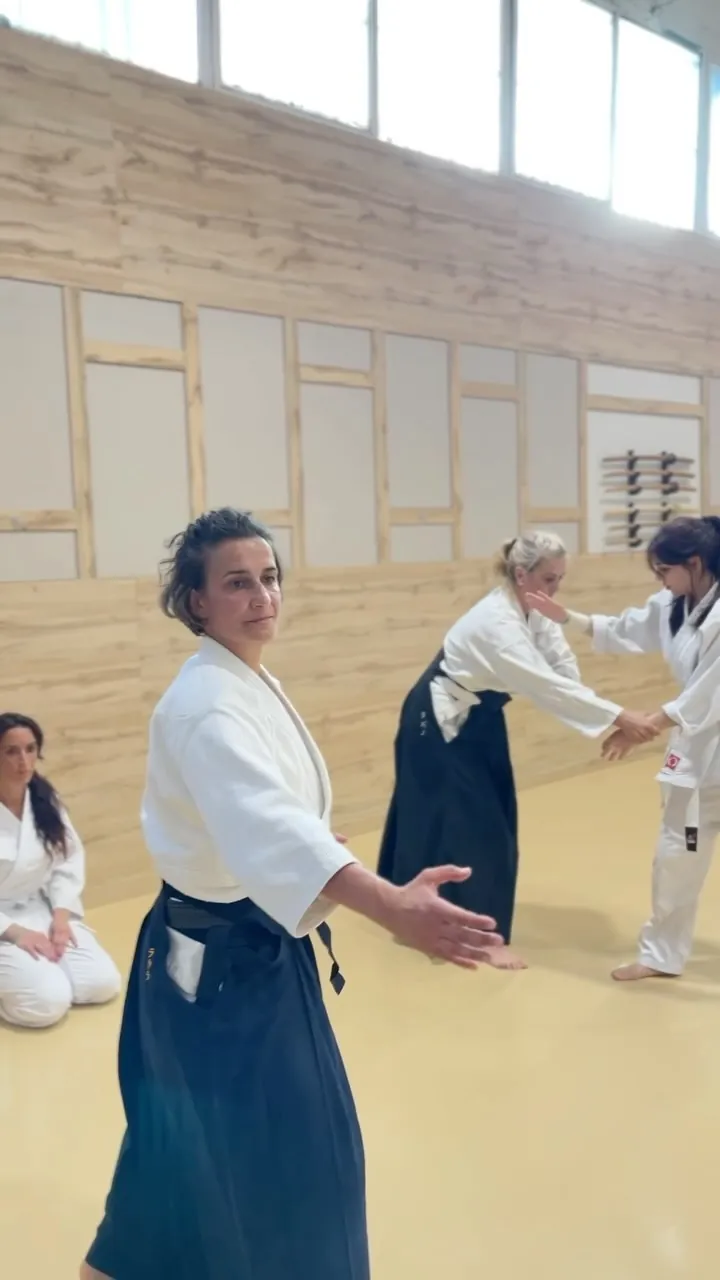 Aikido Masterclass led by Laura Benevelli Sensei from @aikikaimilano!