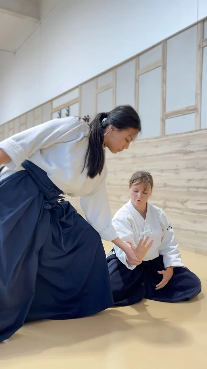 Aikido Masterclass led by Marilène Gélinas Sensei from @m.aikikai! 道❤️