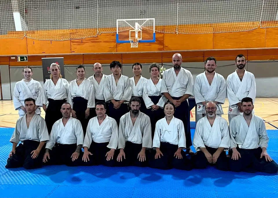 Our dojo members answering the call by attending Okamoto Sensei's semi