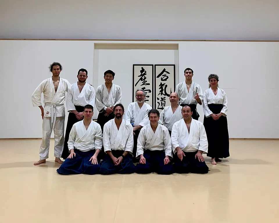 Awesome training this week with our friend Riccardo from @aikikaimilan